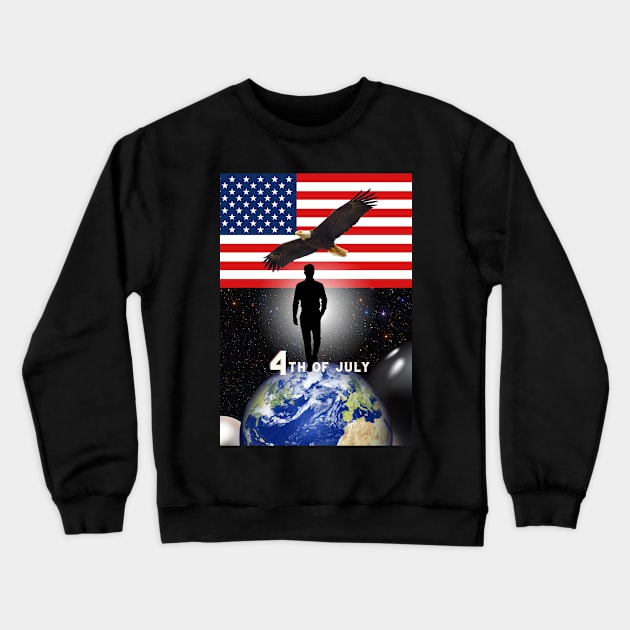 Independence day Crewneck Sweatshirt by ManifestYDream